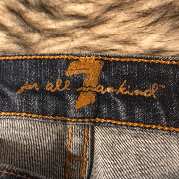 Seven 7 for all Mankind Vintage Wash Flare Jean Low Rise - Picture 4 of 6